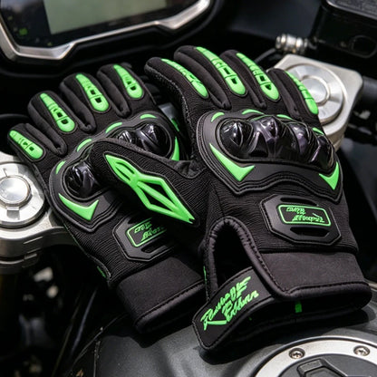 Full Finger Motorcycle Gloves – Knuckle Armor Touch Screen