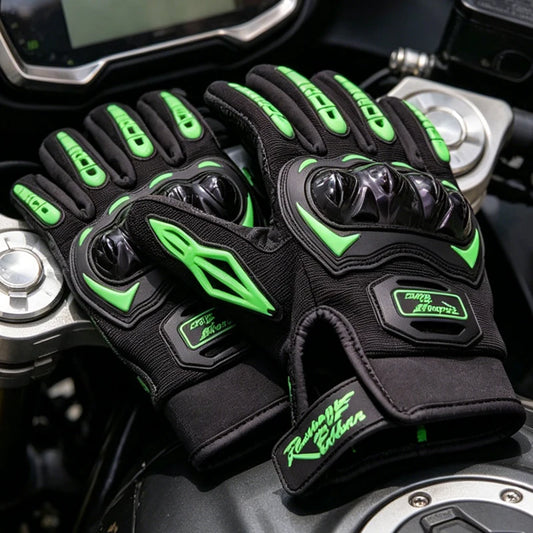 Full Finger Motorcycle Gloves – Knuckle Armor Touch Screen