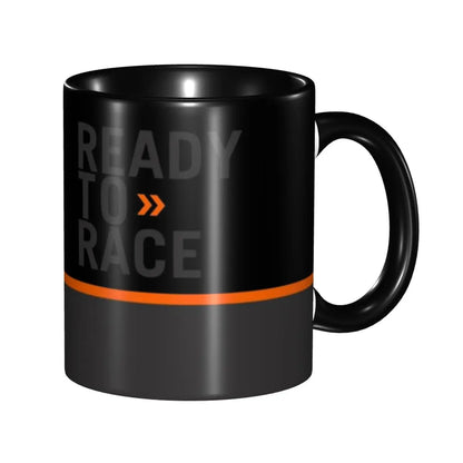 Racing Motorcycle Ceramic Coffee Mug – Biker Gift 330ml