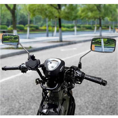 Specchietti retrovisori universali cromati – per moto e scooter