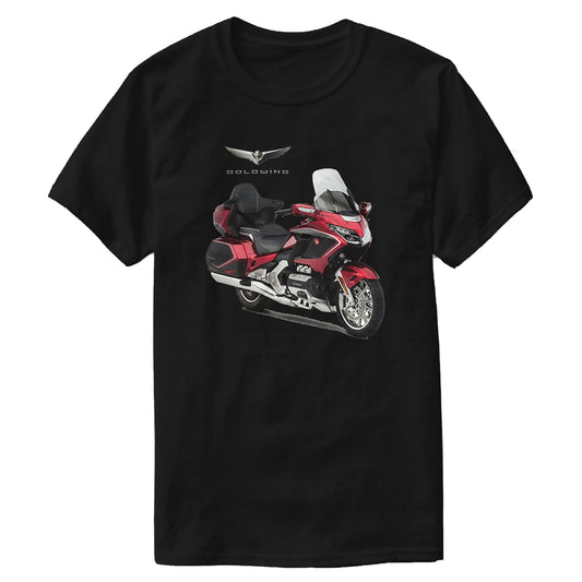 Goldwing GL1800 Motorcycle Graphic T-Shirt — 100% Cotton