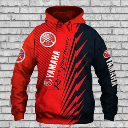 Motorcycle Off-Road Skull Print Hoodie | Men's & Women's Moto Sweatshirt