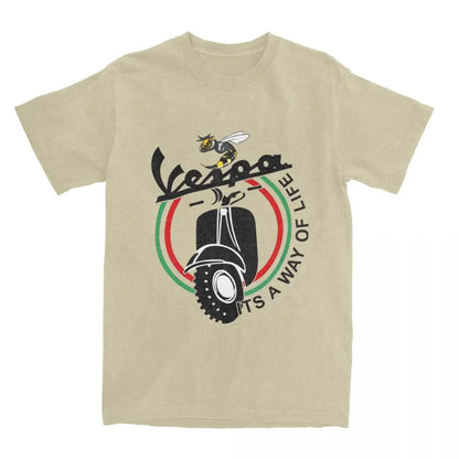 Men's Motorcycle Graphic T-Shirt – 100% Cotton S–5XL