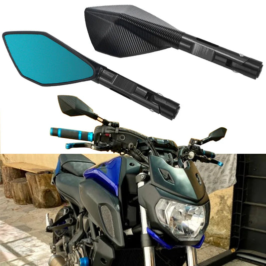 CNC Aluminum Motorcycle Rearview Mirrors – Universal Fit