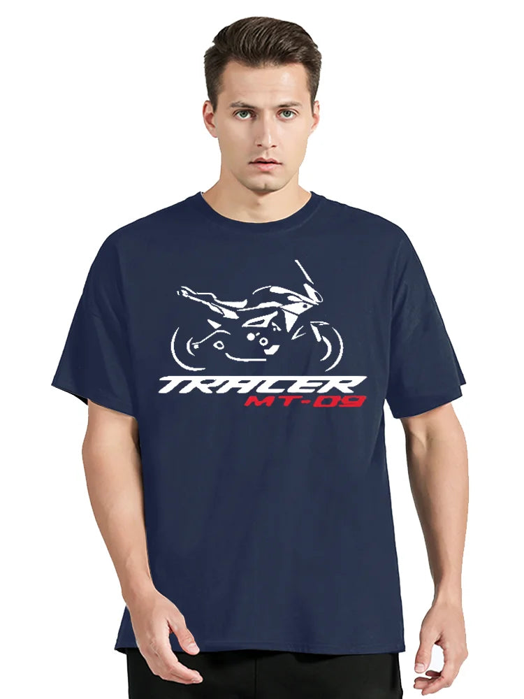 Motorcycle Oversized Graphic T-Shirt – Unisex Cotton Streetwear Tee | S to XXXL