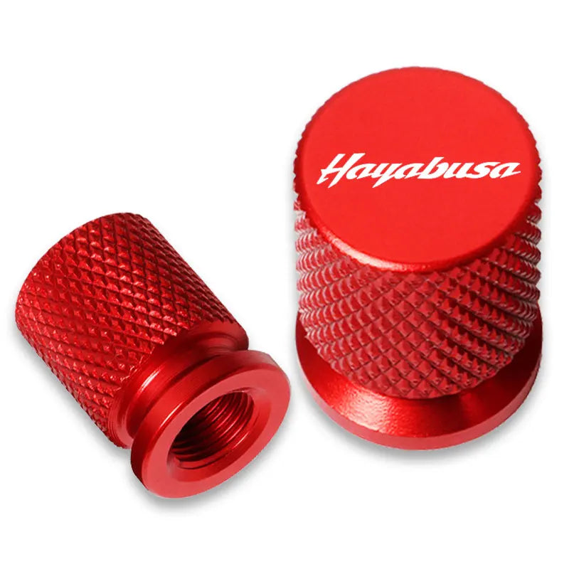 Motorcycle Tyre Valve Stem Caps – CNC Aluminium (Set of 2)