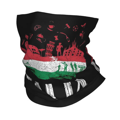 Printed Tube Bandana Neck Gaiter – Unisex Face Cover & Neck Warmer