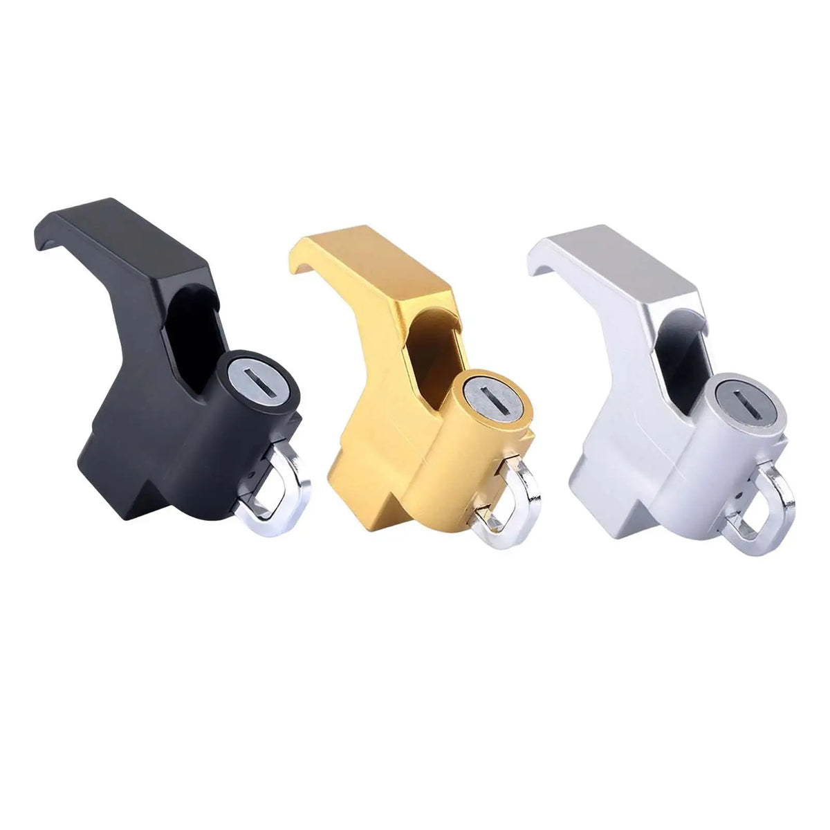 Motorcycle Helmet Lock Hook with 2 Keys