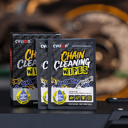 Motorcycle Maintenance Wipes – Bike Chain Degreaser Cloths (12PCS)