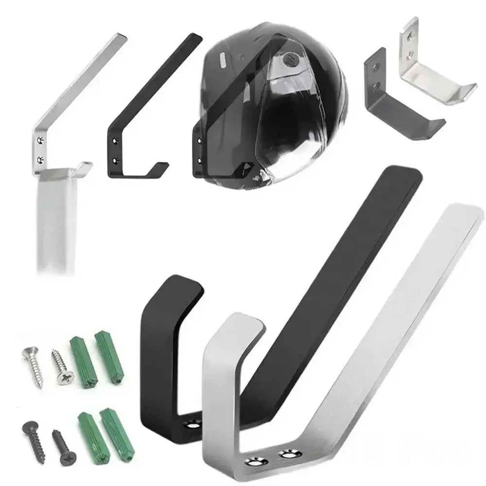 Stainless Steel Helmet Hook – Multi-Purpose Wall Mount Rack