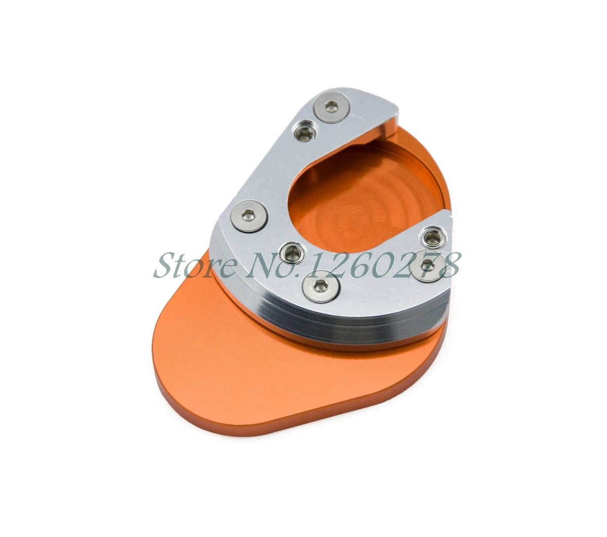 CNC Aluminum Motorcycle Side Stand Kick Plate Foot Enlarger