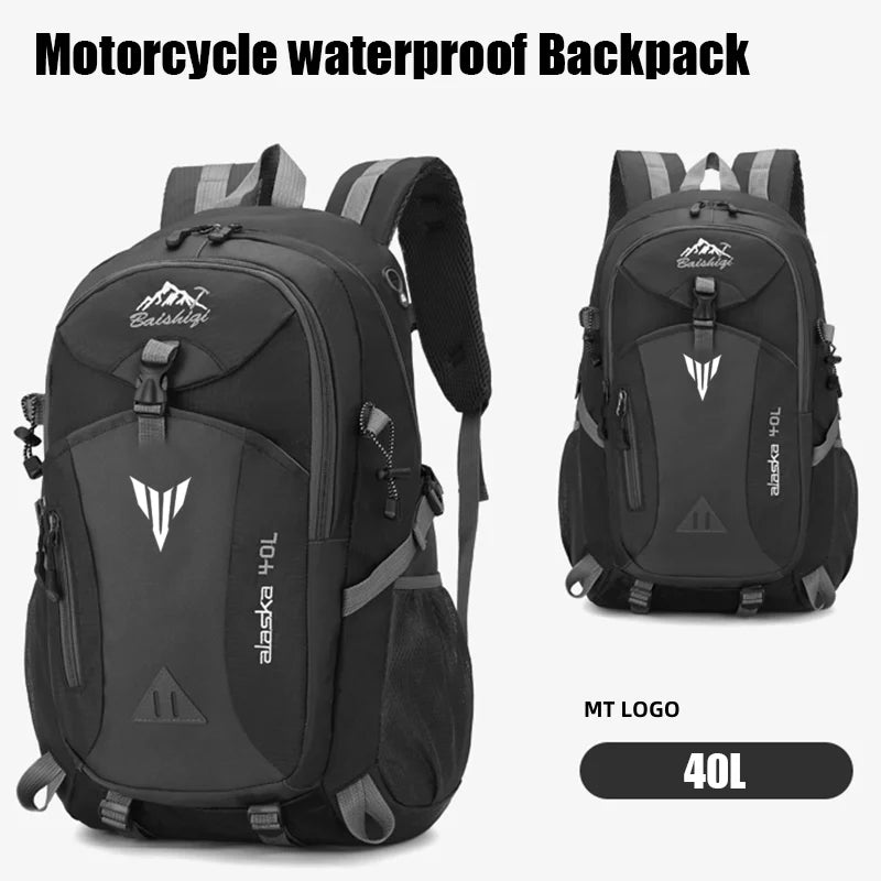 Waterproof Motorcycle Backpack – Lightweight Nylon Rider Bag for Trekking & Outdoor