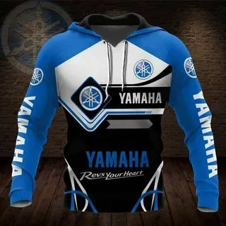 Motorcycle Off-Road Skull Print Hoodie | Men's & Women's Moto Sweatshirt