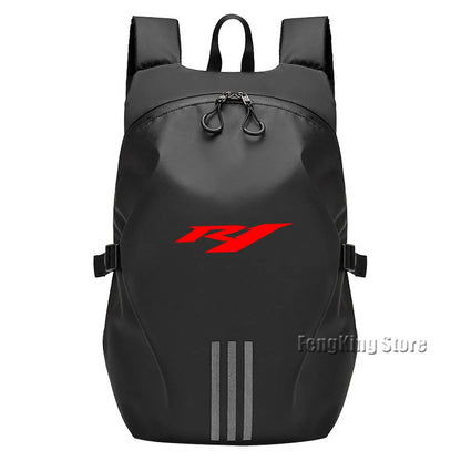Motorcycle Helmet Backpack – Waterproof Large Capacity Rider Travel Bag