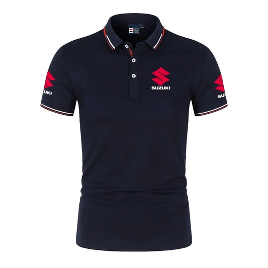 Racing Team Polo Shirt | Men's Oversized Moto Tee