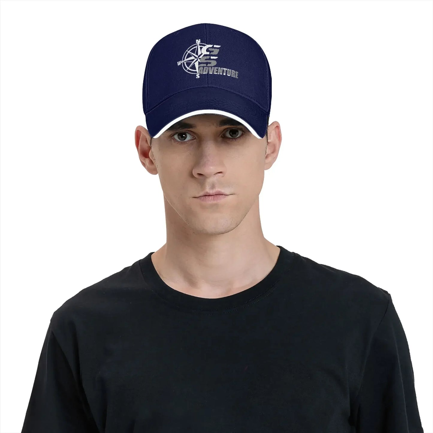 Motorcycle Outdoor Snapback Cap — Sun Protection, Adjustable, 8 Colors