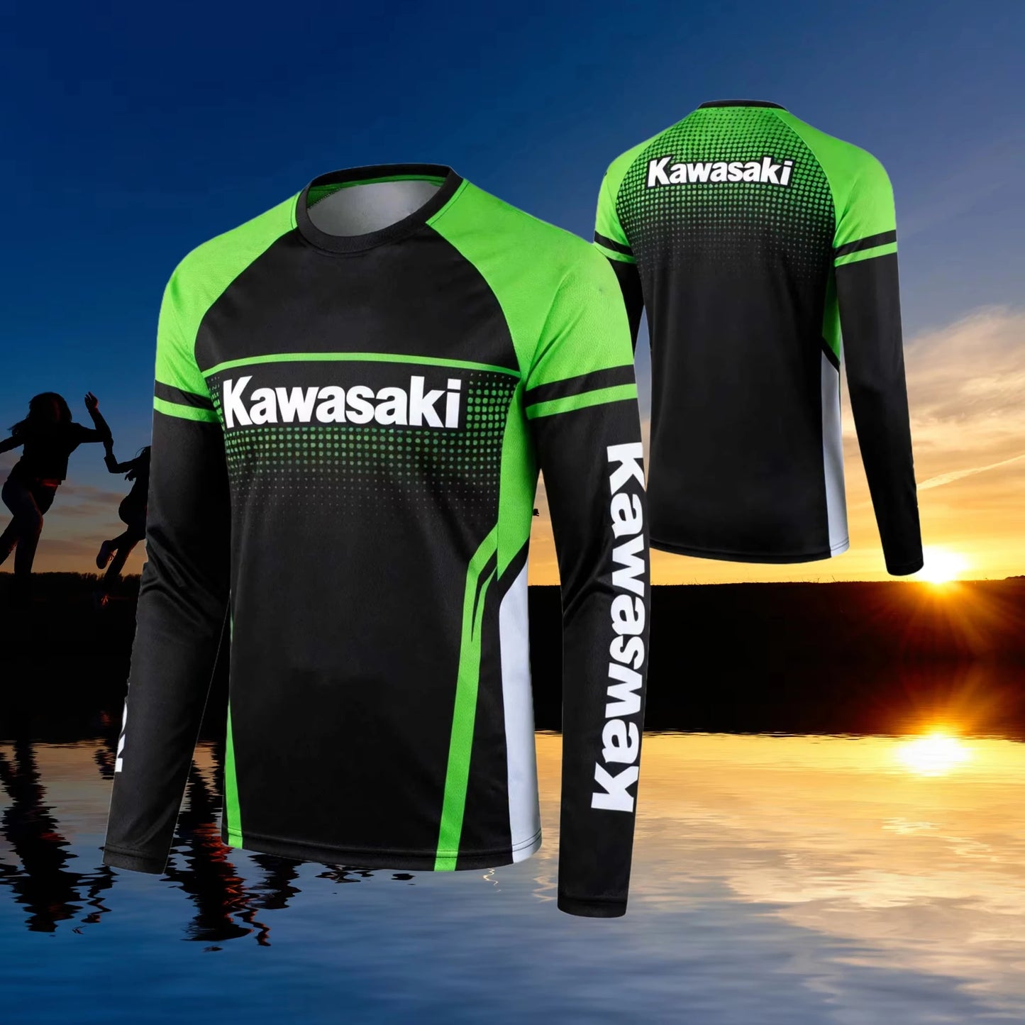 Racing Team Motorcycle Long-Sleeve Riding Shirt – Quick-Dry