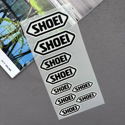 Reflective Motorcycle Helmet Sticker Set – Waterproof PVC Decal