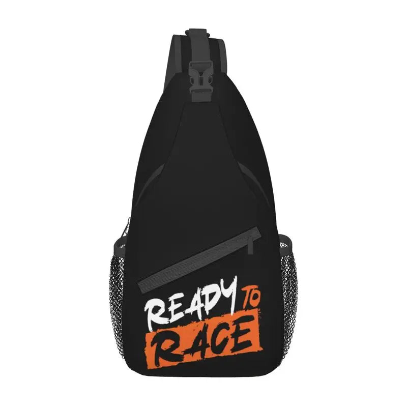 Sportliche Racing-Sling-Crossbody-Brusttasche – Schultertasche für Motorradfahrer