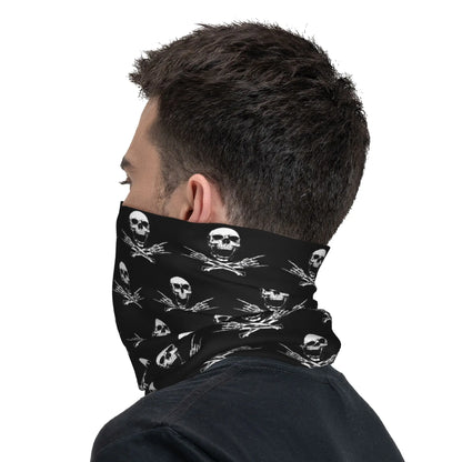 Rock & Skull Graphic Tube Bandana Neck Gaiter – Unisex Face Cover & Balaclava | 24 Designs