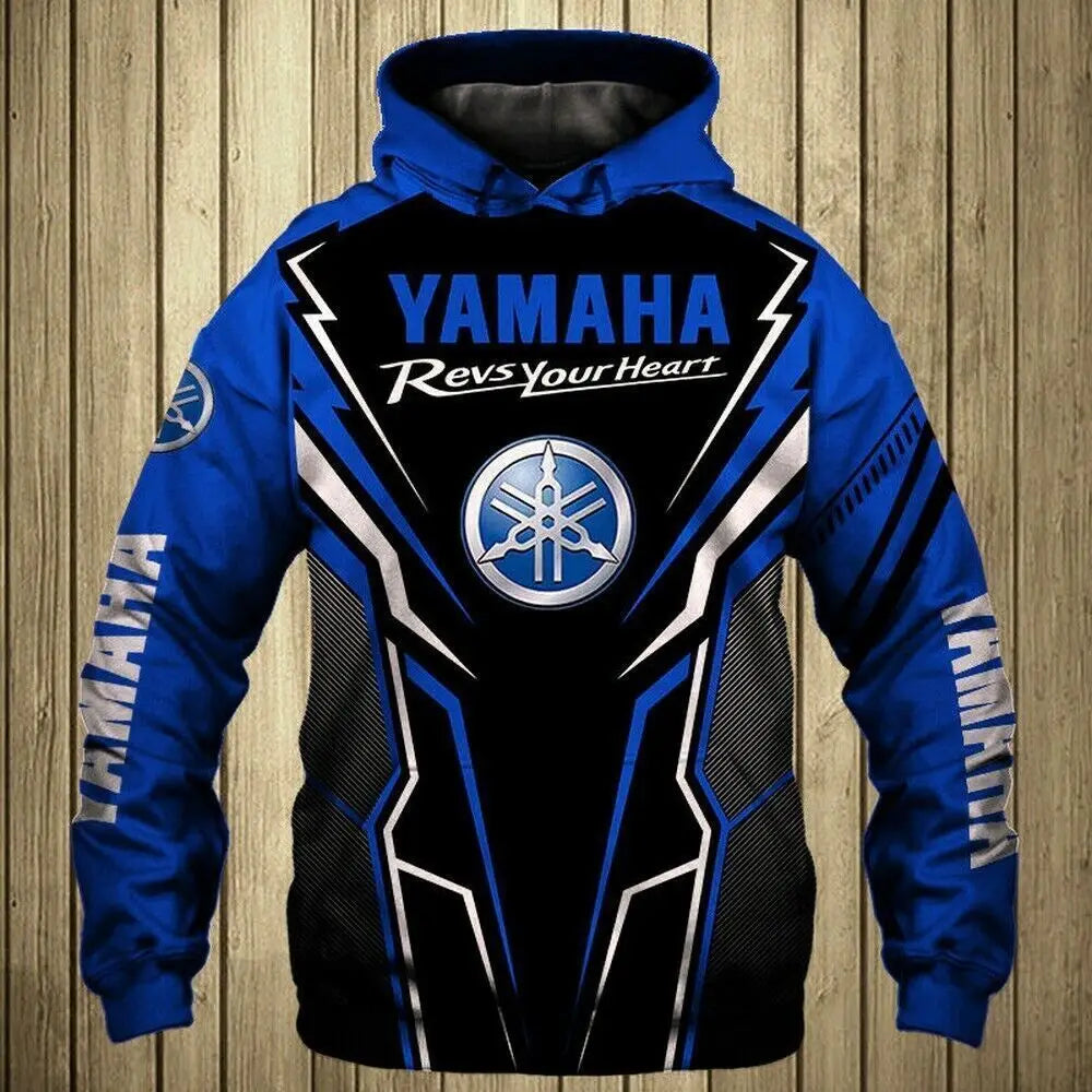 Motorcycle Off-Road Skull Print Hoodie | Men's & Women's Moto Sweatshirt