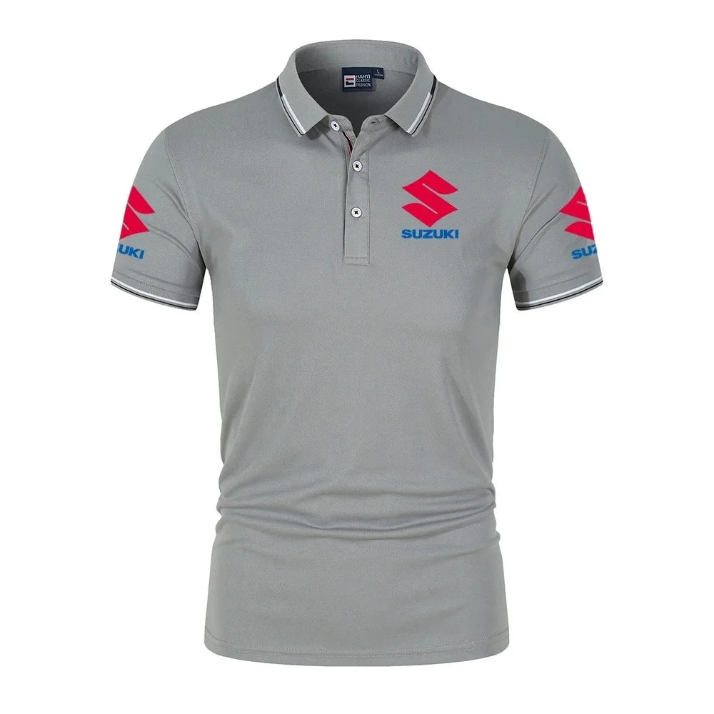 Racing Team Polo Shirt | Men's Oversized Moto Tee