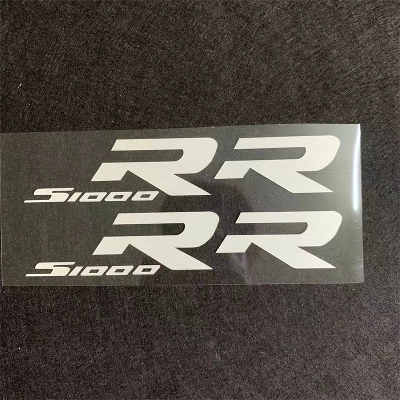 S1000RR Motorcycle Decal Sticker Set – 2pcs Waterproof Reflective | 6 Colors, 2 Sizes