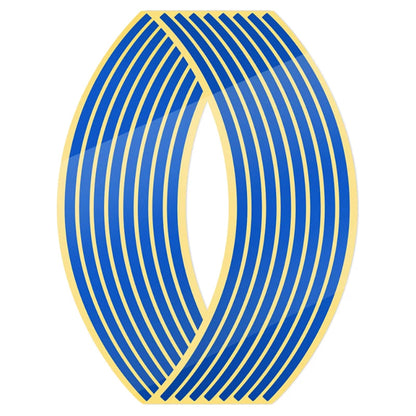Reflective Motorcycle Wheel Rim Stripe Stickers – 16 Pcs