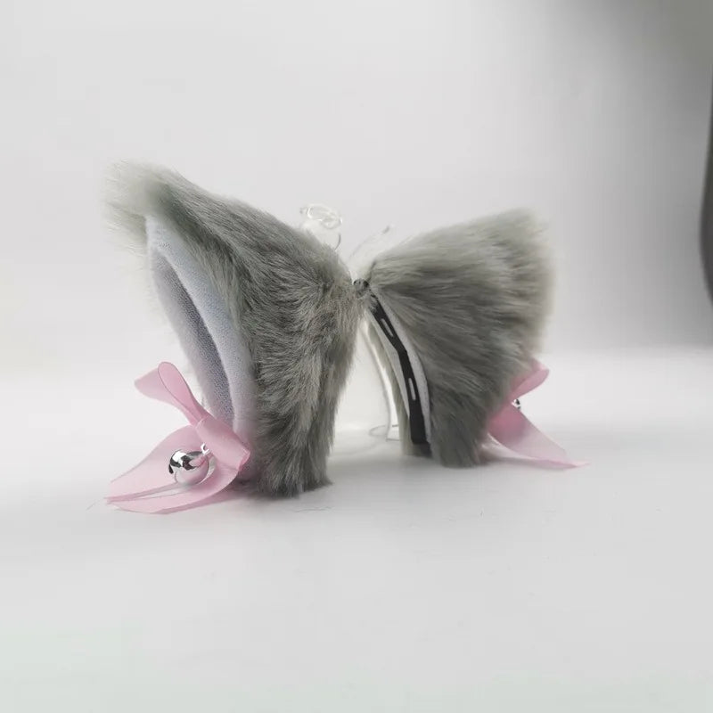 Plush Motorcycle Helmet Cat Ears