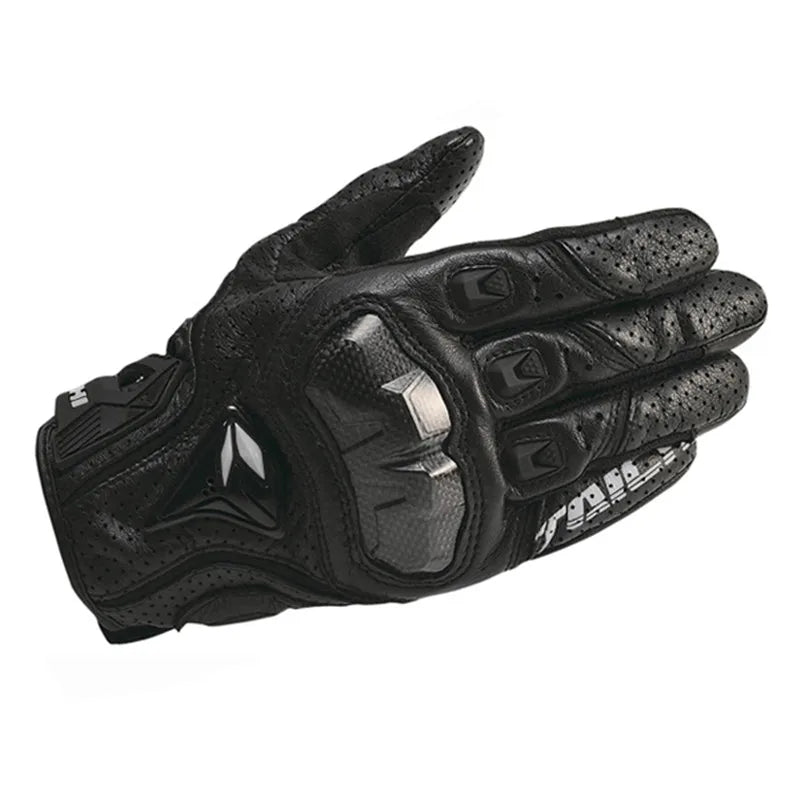 Men's Genuine Leather Motorcycle Gloves