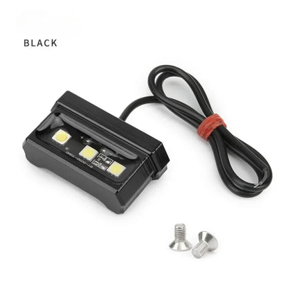 Universal LED Motorcycle License Plate Light – Waterproof Aluminum Lamp