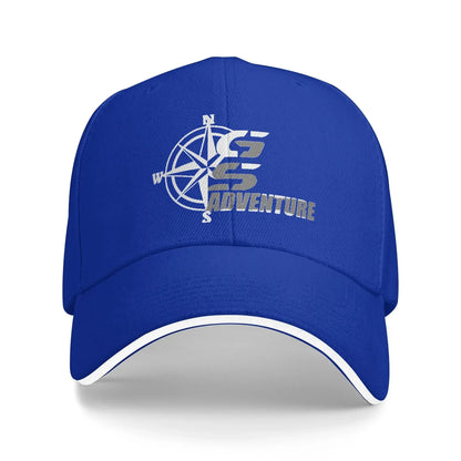 Motorcycle Outdoor Snapback Cap — Sun Protection, Adjustable, 8 Colors