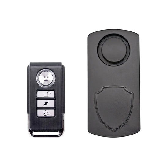 Wireless Anti-Theft Vibration Alarm with Remote – IP55 Waterproof | 114dB