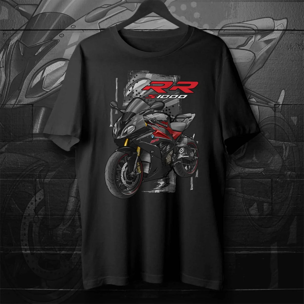 レトロ バイクグラフィック Tシャツ 綿100% 半袖 – メンズ ストリートウェア