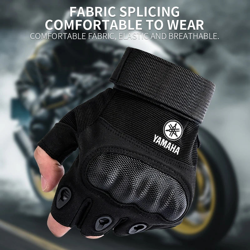 Motorcycle Riding Gloves – Touchscreen Half & Full Finger, L/XL