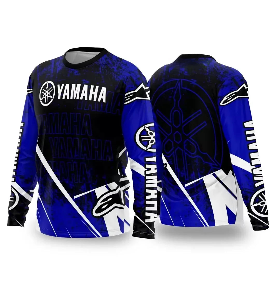Motorcycle Racing Long Sleeve Jersey – Breathable Off-Road Tee