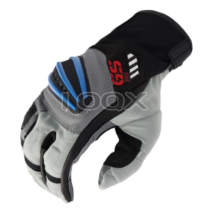 Full-Finger Motorcycle Rally Leather Gloves – Unisex, M–XXL