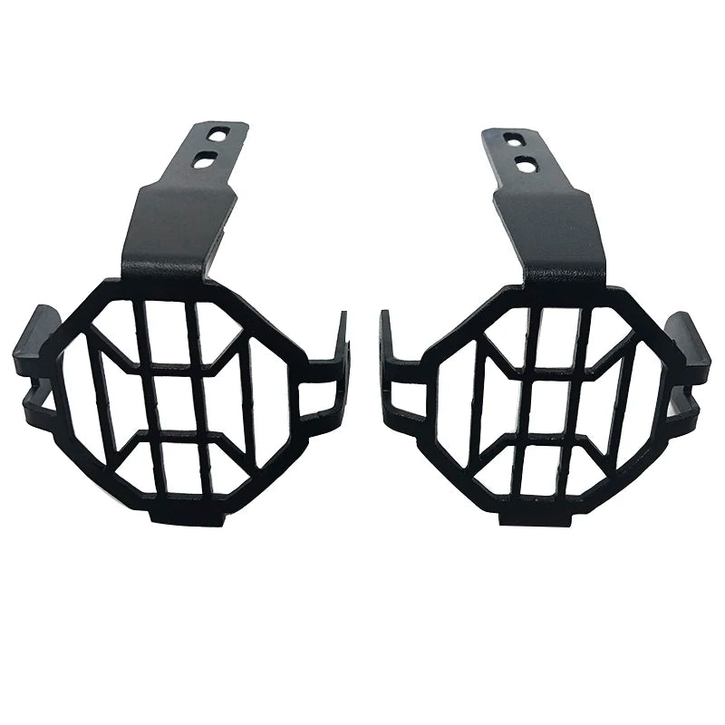 Protection de phare antibrouillard à LED – Cache en aluminium pour moto d’aventure