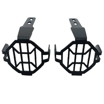 Protection de phare antibrouillard à LED – Cache en aluminium pour moto d’aventure