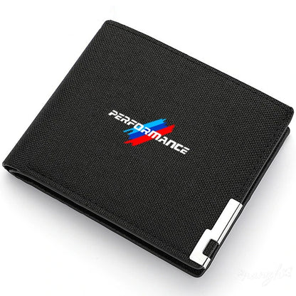 Performance Men's Canvas Wallet – Slim Bifold with Card Slots & Coin Bag