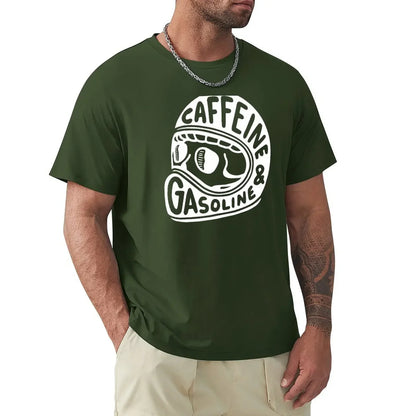 カフェイン＆ガソリン モトグラフィックTシャツ — 100%コットン | S–6XL | 11色