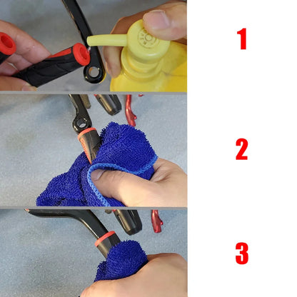 Funda de silicona para maneta de freno – Antideslizante, universal para motocicleta y bicicleta, par