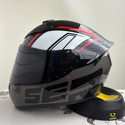 Full Face Motorcycle Helmet – Anti-Fog & Waterproof | Unisex