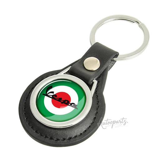 Motorcycle Keychain Keyring Pendant – Metal & Leather