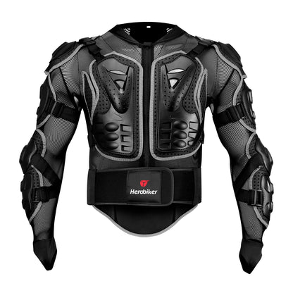 Full-Body Motorcycle Armor Jacket – Men's Riding Protection