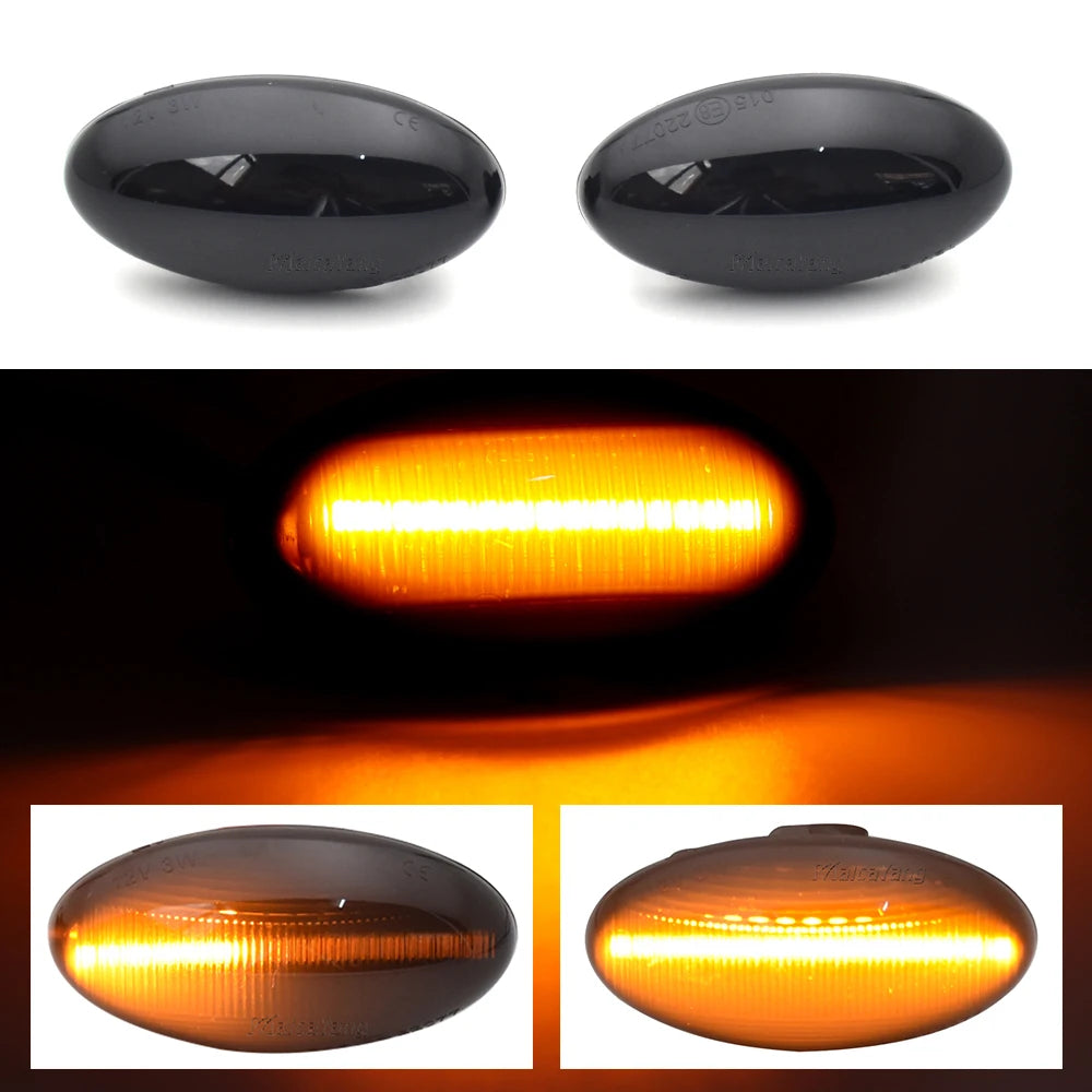 Dynamic LED Fender Turn Signal Side Marker Light