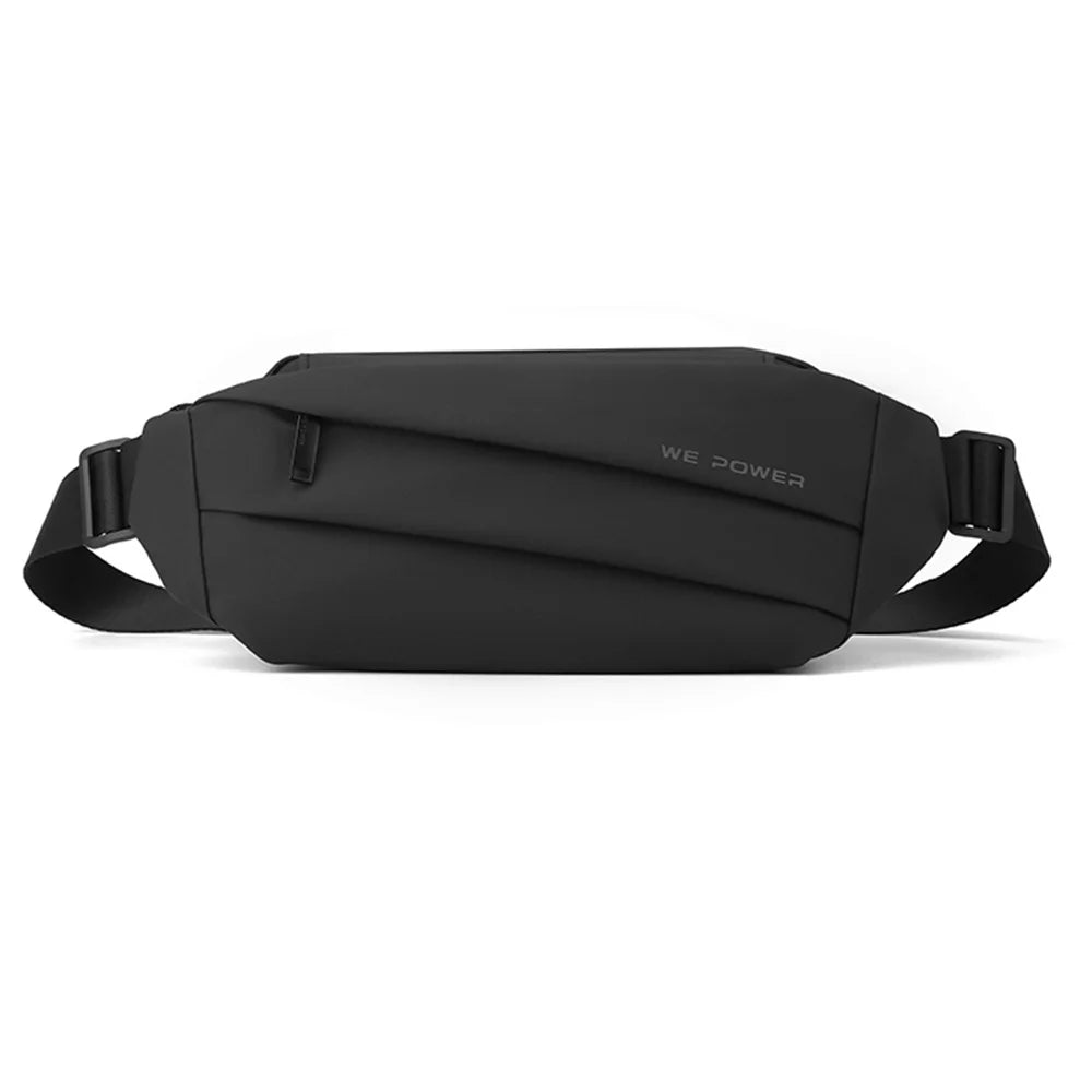 Waterproof Nylon Sling Bag – Crossbody Chest Pack for Travel & Sport