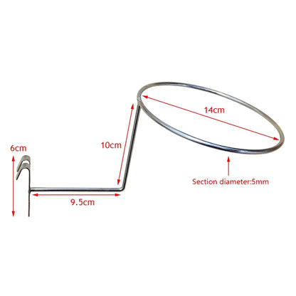 Metal Motorcycle Helmet Wall Stand – Anti-Corrosion Coated Hanger Rack
