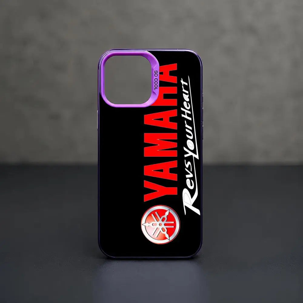 Motorcycle Graphic iPhone Case – Shockproof PC + TPU Cover