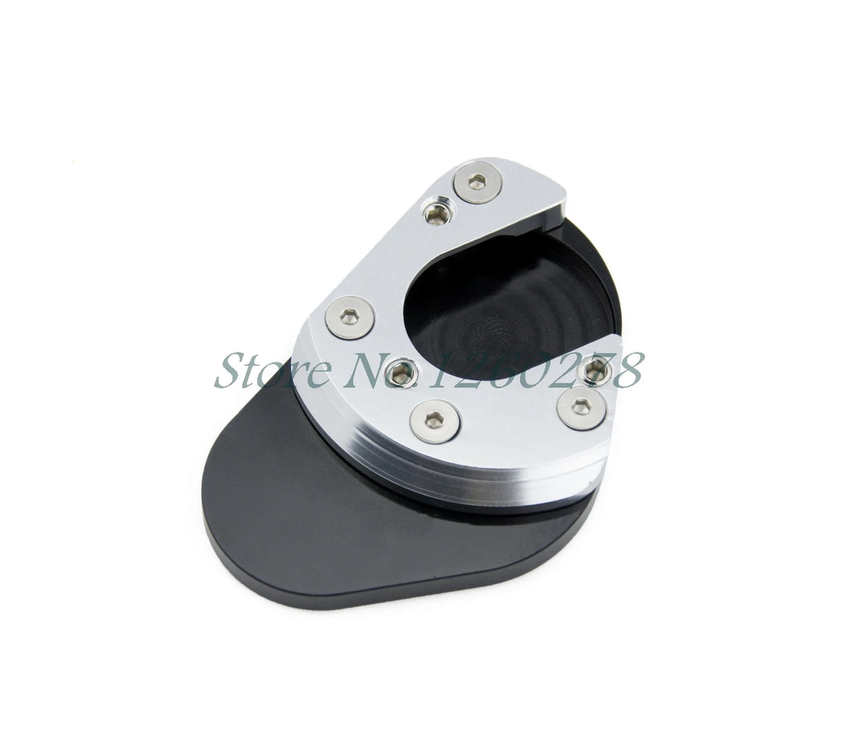 CNC Aluminum Motorcycle Side Stand Kick Plate Foot Enlarger